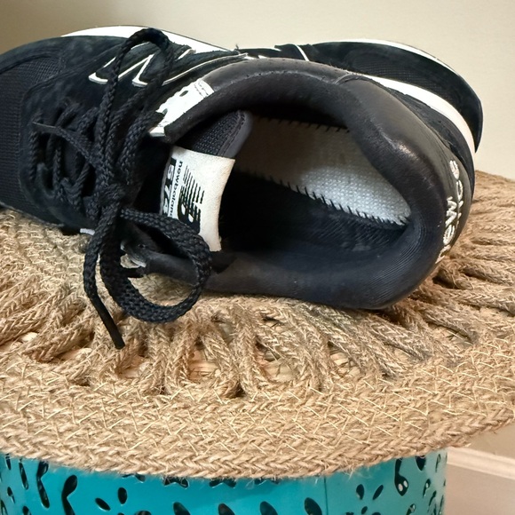 New Balance Black and White Athletic Shoes - Picture 2 of 8